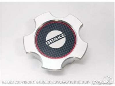 Drake Brake Master Cylinder Caps AR3Z-2162-BL Cap, Screw On, Aluminum, Natural, Ford, Each