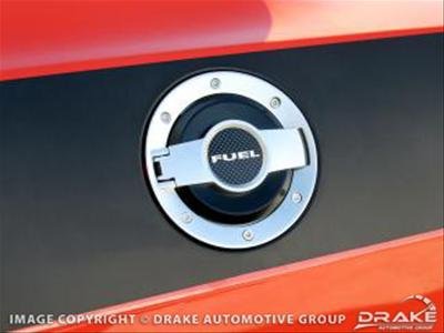 Drake Fuel Doors MO-210001-S Door, Round, Billet Aluminum, Black Door with Silver Accents, Dodge, Each