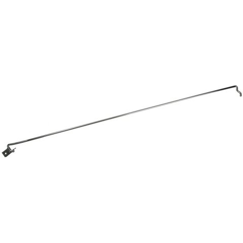Drake Hood Prop Rods for 1979-1987 MUSTANG - E7ZZ-16826-S Rod, Hood, Stainless Steel, Polished, Ford, Mustang, 1979-1987, Each