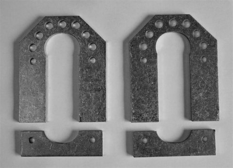 Kirkey Racing Seat Brackets 99215 A-FRAME MOUNT 1-1/4-IN.C PLATE