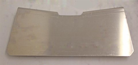Kirkey Seat Mounting Brackets 99212 Mount, Rear of Seat, Aluminum, Natural, 3/16 in. Thickness, 38, 39, 41, 55, and 65 Series Seats, Each