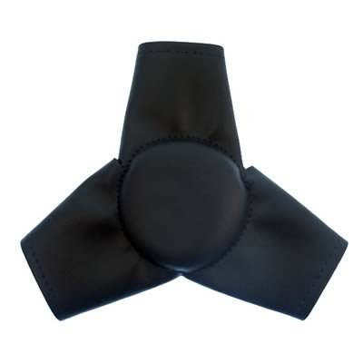 Kirkey Steering Wheel Pads 00021 Pad, Black, 3-Spoke, 4 in. Diameter, 1 in. Thick, Each