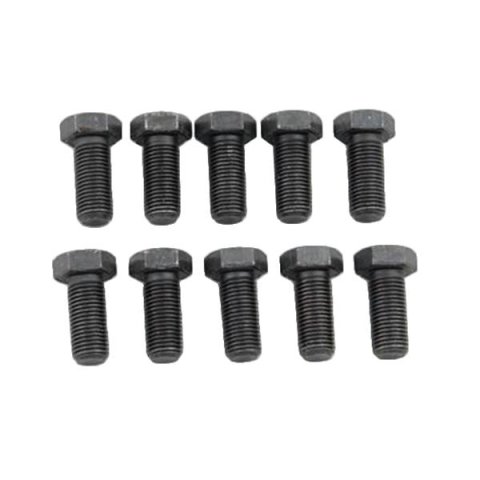 Ratech Ring Gear Bolts 1301 Bolts, Steel, Black Oxide, 3/8 in.-24, .750 in. Length, Dana, GM, Viper, Set