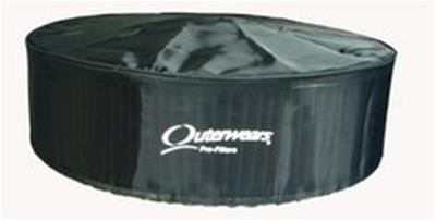 Outerwears Prefilters 10-1252 11 dia x 6 tall with top Black