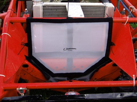 Outerwears Radiator Speed Screens 11-2332 Screen, Polyester, White, Midget Chassis, Each