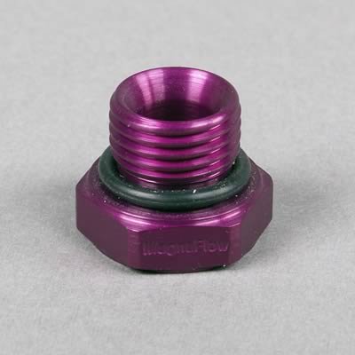 MagnaFuel Pressure Gauge Adapters MP-3071 Fuel Adapter, -6AN O-Ring w/ 1/8 in. NPT Center