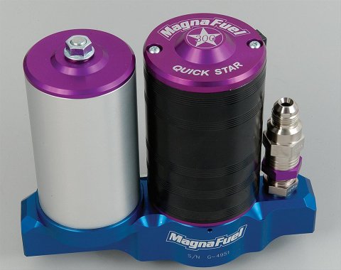 MagnaFuel QuickStar 300 Fuel Pumps with Filters MP-4650 Pump, Electric, Quick Star 300, Adjustable Bypass, -10 AN Inlet/Outlet, Each