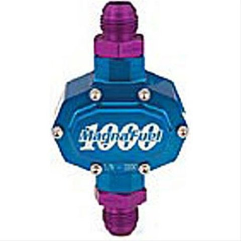 MagnaFuel ProOutlaw 1000 Series Belt Drive Fuel Pumps MP-4205 Pump, 750 Series, Aluminum, Blue Anodized, 0-150 psi, -10 AN Female Threads Inlet/Outlet, Each