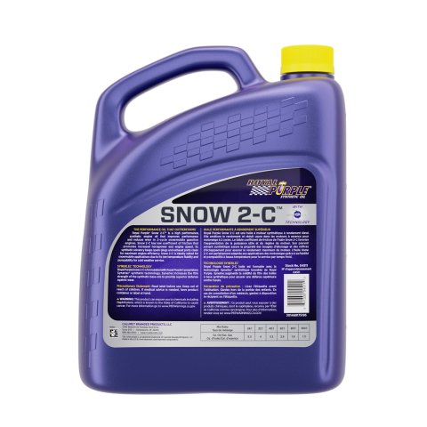 Royal Purple Snow 2-C High Performance Motor Oil 04511 Two-Cycle Oil, TWIII, Gal Bottle