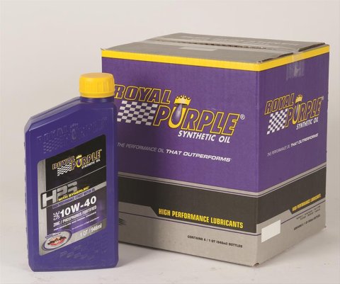 10w40 Royal Purple HPS High Performance Street Motor Oil 36140 Engine Oil, Synthetic, 10W40, Street, 1 qt., Set of 6