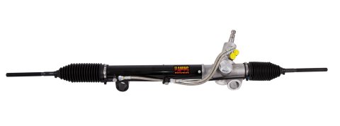 Flaming River Mustang Power Rack and Pinions FR40037 Pinion, Power, Cast Aluminum Rack, Black Powdercoat, 6.0 in. Travel, 45.0 in. Length, Ford, Kit