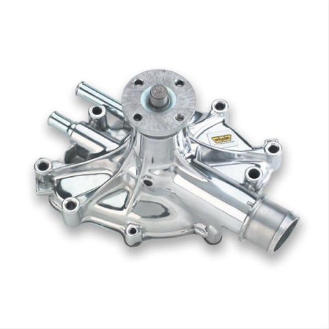 Weiand Action Plus Mechanical Water Pumps 8215P Pump, Mechanical, Plus, High-Volume, Aluminum, Natural, Ford, 5.0L, Each