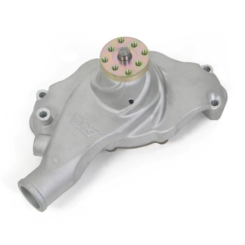 Weiand Action Plus Mechanical Water Pumps 9212 Pump, Mechanical, Plus, Short, High-Volume, Aluminum, Natural, Chevy, Big Block, Each