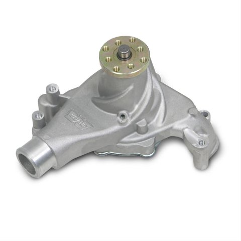 Weiand Action Plus Mechanical Water Pumps 9240 Pump, Mechanical, Plus, Long, High-Volume, Aluminum, Natural, Chevy, Small Block, Each