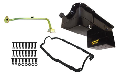 Weiand Oil Pan Packages 5038WND Kit 7QT- Black Finish-79/93 Mustang 351W Conversion (Drag Racing) -FABRICATED