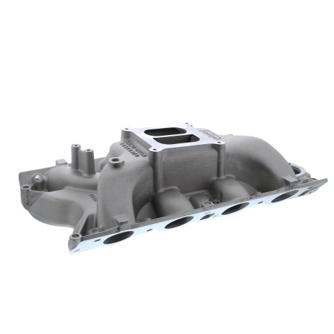 Weiand Stealth Intake Manifolds 8021WND Manifold, Stealth, Dual Plane, Aluminum, Natural, Square Bore, Ford, 429, 460, CJ, Each