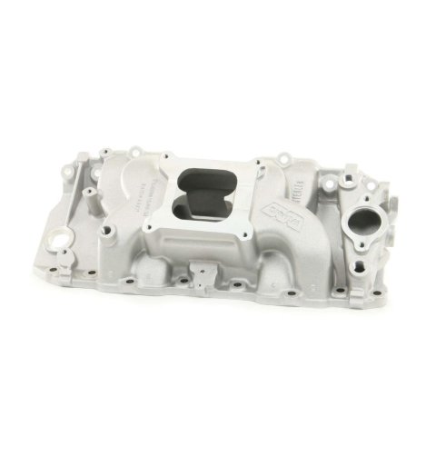 Weiand Stealth Intake Manifolds for 1974 BEL AIR, MONTE CARLO - 8019 Manifold, Stealth, Dual Plane, Aluminum, Natural, Square Bore, Chevy, Big Block, Oval Port, Each