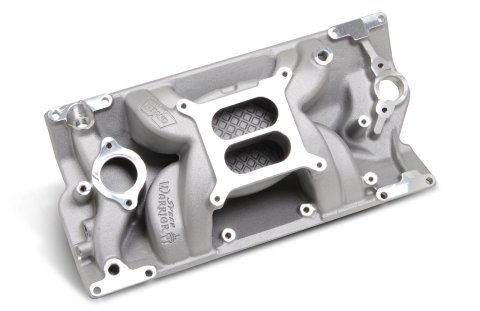 Weiand Speed Warrior Intake Manifolds 8502 Manifold, Warrior, Non-EGR, 1,500-6,700 rpm, Square Bore, Chevy, Small Block, Each