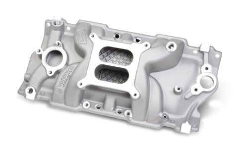Weiand Speed Warrior Intake Manifolds 8170WND Manifold, Warrior, Aluminum, Natural, Square Bore, Chevy, Small Block, Each