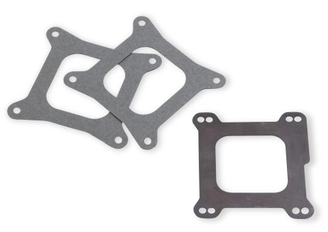 Weiand Carburetor Sealing Plates 9006 Adapter, Open Center, Spread Bore Carburetor/4-Barrel Manifold, .063 in. Thick, Kit
