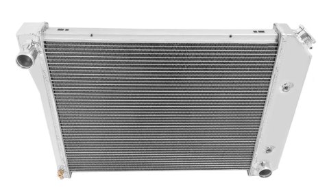 Frostbite Performance Cooling Aluminum Radiators FB137 Radiator, Aluminum, 4-Row, Polished, Crossflow, Buick, Chevy, GMC, Oldsmobile, Pontiac, Each