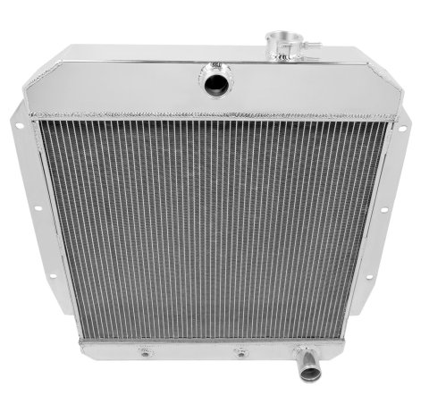 Frostbite Performance Cooling Aluminum Radiators FB109 Radiator, Aluminum, 2-Row, Polished, Downflow, Chevy, Each