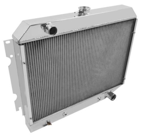 Frostbite Performance Cooling Aluminum Radiators FB226 Radiator, Cooling, Aluminum, Downflow, 28.750 in. Width, 23.625 in. Height, 2.200 in. Thickness, Natural, Dodge, Plymouth, Each