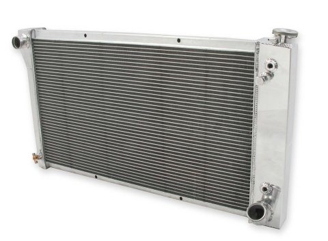 Frostbite Performance Cooling Aluminum Radiators FB153 Radiator, Aluminum, 2-Row, Polished, Crossflow, Chevy, GMC, Each