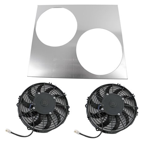 10 Inch 1,140 CFM Frostbite Fan and Shroud Economy Packages FB509E And 2 Fans FB135, FB136, FB137, FB144, FB145, FB146