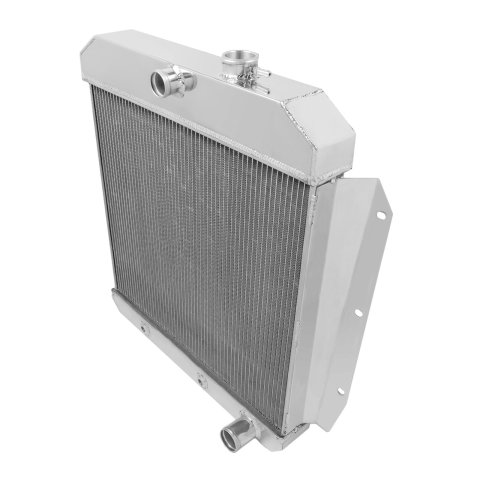 Frostbite Performance Cooling Aluminum Radiators FB111 Radiator, Aluminum, 4-Row, Polished, Downflow, Chevy, Each