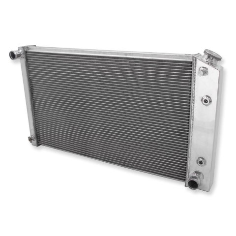 Frostbite Performance Cooling Aluminum Radiators FB134 Radiator, Aluminum, 4-Row, Polished, Crossflow, Buick, Cadillac, Chevy, GMC, Oldsmobile, Pontiac, Each