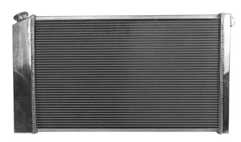 Frostbite Performance Cooling Aluminum Radiators FB133 Radiator, Aluminum, 3-Row, Polished, Crossflow, Buick, Cadillac, Chevy, GMC, Oldsmobile, Pontiac, Each
