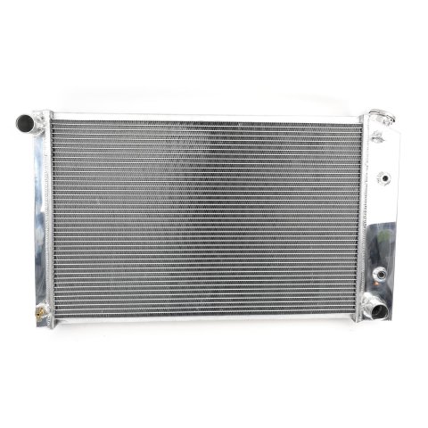 Frostbite Performance Cooling Aluminum Radiators FB164 Radiator, Aluminum, 4-Row, Polished, Crossflow, Buick, Cadillac, Chevy, GMC, Oldsmobile, Pontiac, Each