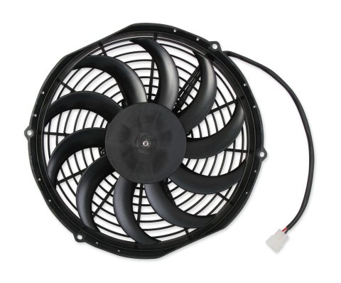 12 Inch 1,620 CFM Frostbite Fan and Shroud High Performance Packages FB523H Fans, Electric, Packages, Puller, Dual, in. Diameter, Black Plastic Blades, Aluminum Shroud, 14.60 amps, Kit