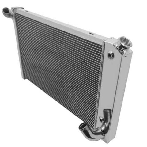 Frostbite Performance Cooling Aluminum Radiators FB245 Radiator, Aluminum, 3-Row, Crossflow, 20.50 in. Height, 31.62 in. Width, 2.20 in. Core, Transmission Cooler, Polished, Chevy, Each