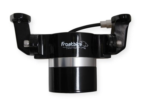Frostbite Electric Water Pumps 22-112 Pump, Electric, Aluminum, Black, 35 gph at 12 Volts, Chevy, Small Block, Each