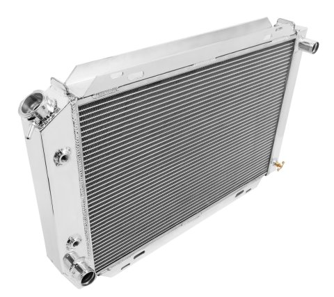 Frostbite Performance Cooling Aluminum Radiators FB169 Radiator, Aluminum, 3-Row, Polished, Crossflow, Ford, Lincoln, Mercury, Each
