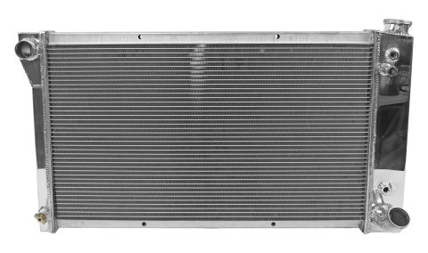 Frostbite Performance Cooling Aluminum Radiators FB154 Radiator, Aluminum, 3-Row, Polished, Crossflow, Chevy, GMC, Each