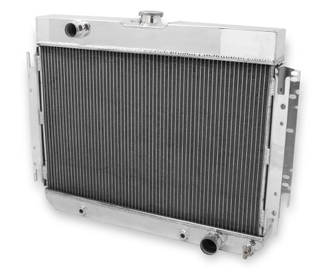 Frostbite Performance Cooling Aluminum Radiators FB123 Radiator, Aluminum, 2-Row, Polished, Downflow, Chevy, Each