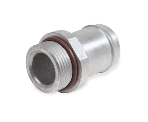 Frostbite Radiator Inlet Nipple to Straight Cut Fittings FB400 Fitting, Adapter, Hose Barb, Straight, Aluminum, Natural, -16 AN, 1 1/4 in. Hose Barb, Each