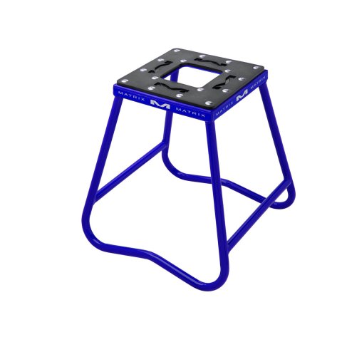 Matrix Concepts C1 Steel Motorcycle Stands C1-103 Motorcycle, Stand, C1, Fixed, Steel, Blue, 16.75 in. Height, 300 lbs. Capacity, Each