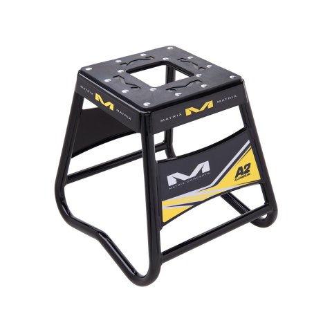 Matrix Concepts A2 Aluminum Motorcycle Stands A2-104 Stand, A2, Fixed, Aluminum, Yellow, 16.75 in. Height, 300 lbs. Capacity, Each