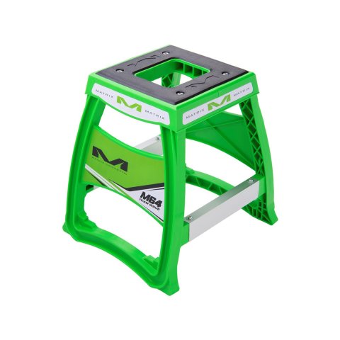Matrix Concepts M64 Elite Motorcycle Stands M64-105 Stand, Elite, Fixed, ABS Plastic, Green, 17.0 in. Height, 300 lb. Capacity, Each