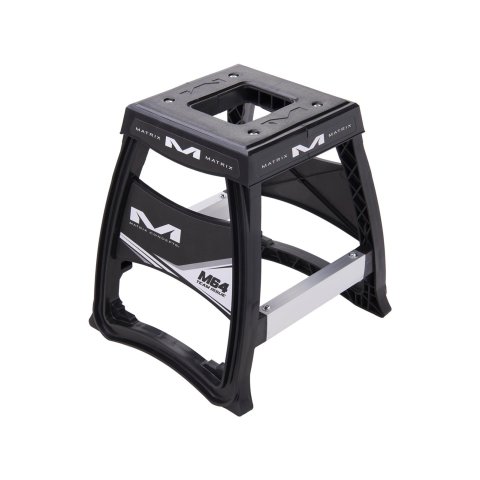 Matrix Concepts M64 Elite Motorcycle Stands M64-101 Stand, Elite, Fixed, ABS Plastic, Black, 17.0 in. Height, 300 lb. Capacity, Each