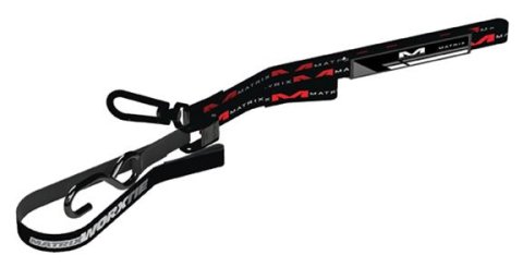 Matrix Concepts M1 Worx Tie-Down Straps M1-101 Straps, Worx, Universal, 400 lbs. Working Load Rating, Cambuckle, Black, Pair