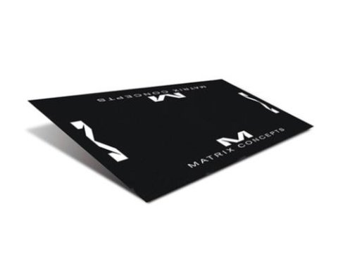 Matrix Concepts R2 Factory Mats R2-201 Pit Mat, Mat, Rubber, Silver, Logo, 3.00 ft. x 7.00 ft., Each