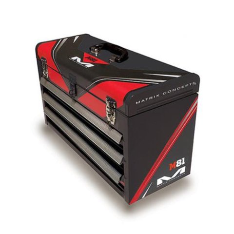 Matrix Concepts Portable Toolboxes M81-101 TOOLBOXES, M81 WORX BOX RED