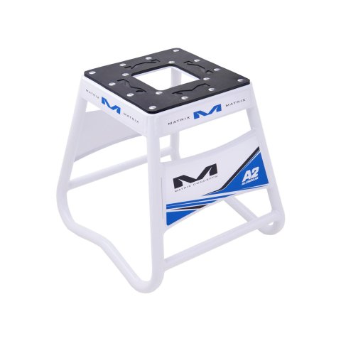Matrix Concepts A2 Aluminum Motorcycle Stands A2-103 Stand, A2, Fixed, Aluminum, Blue, 16.75 in. Height, 300 lbs. Capacity, Each