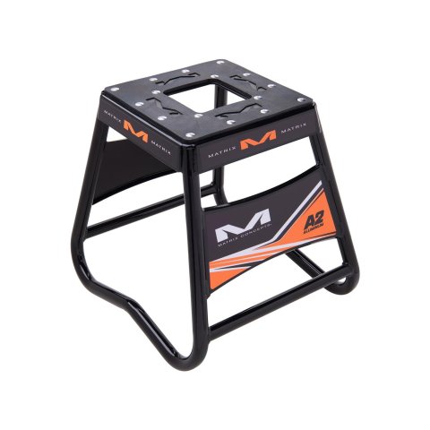 Matrix Concepts A2 Aluminum Motorcycle Stands A2-106 Stand, A2, Fixed, Aluminum, Orange, 16.75 in. Height, 300 lbs. Capacity, Each