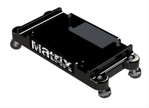 Matrix Concepts M60 Stand Roller Caddies M60-101 Dolly, Caddy, M60, 500 lbs. Capacity, Polycarbonate, Black, Each